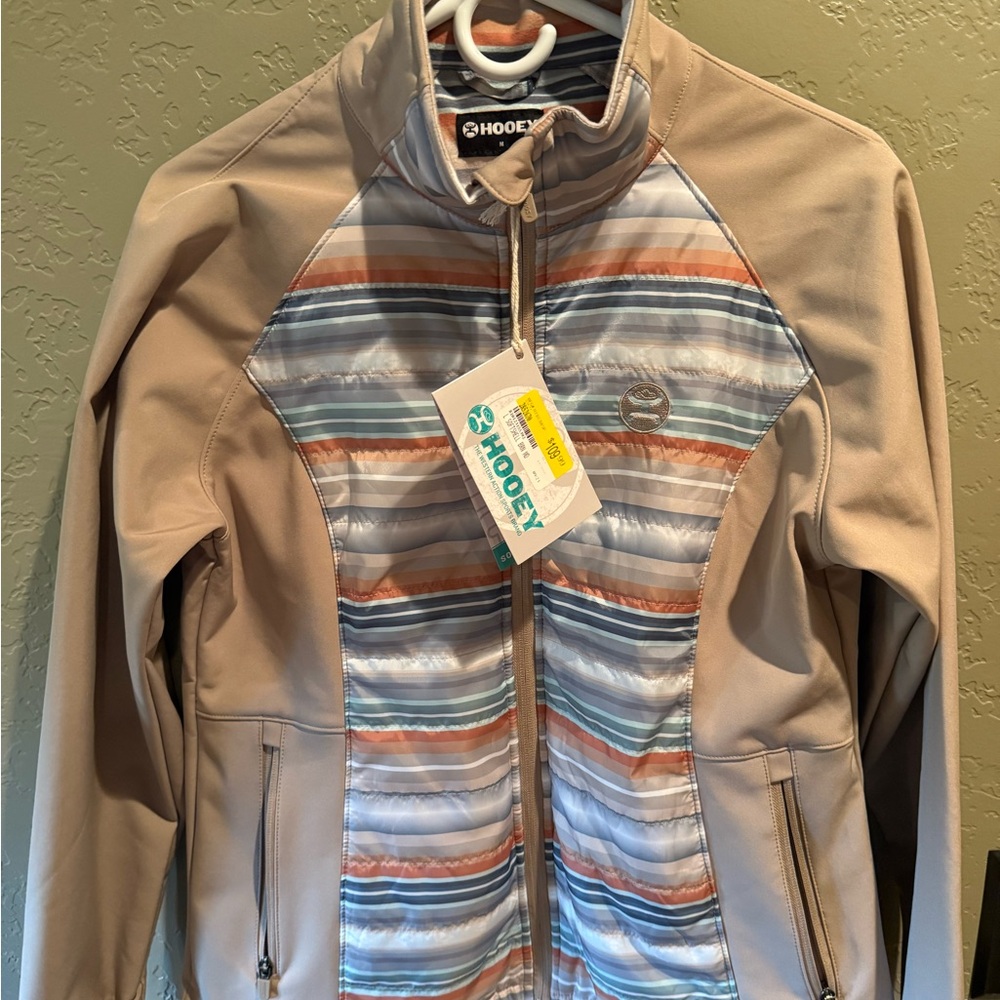 Hooey Women's Tan and Multicolor Ski Jacket